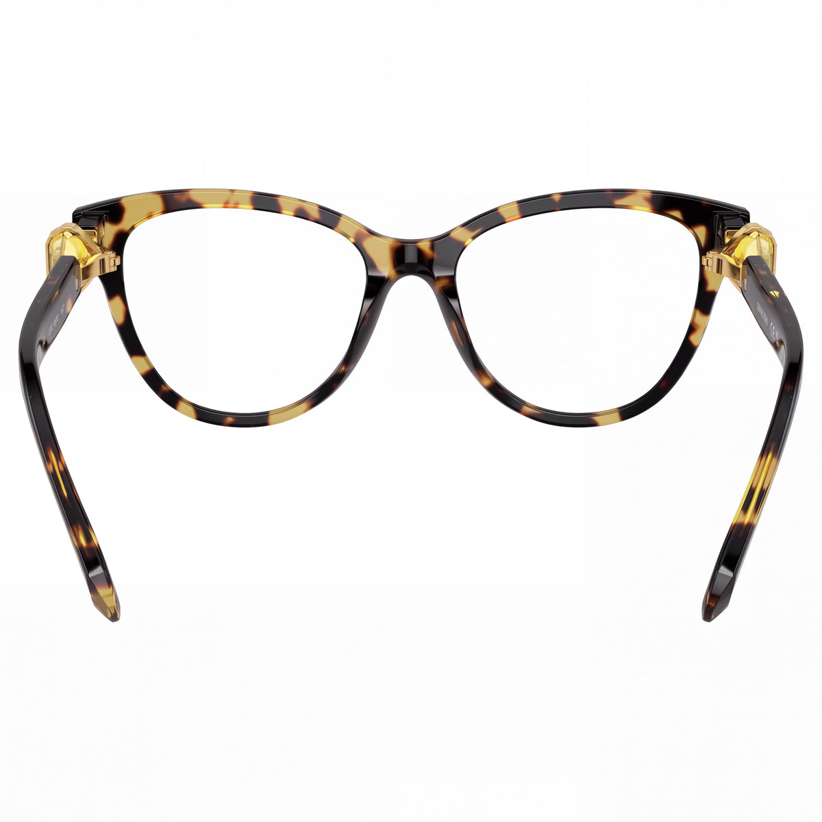 Montura óptica Swarovski SK2004 para mujer, cuadrada, de acetato, color Dark Havana, lente de 52 mm, puente de 18 mm, varilla de 135 mm, Photo 3