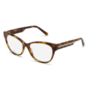 Swarovski SK5392 Havana Cat Eye Eyeglasses for Women, Acetate frame