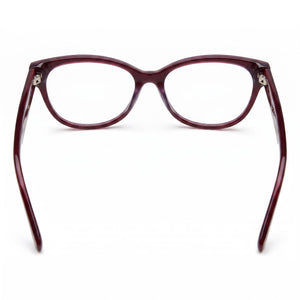 Swarovski SK5392 Cat Eye Eyeglasses Unisex — side view, Red temples