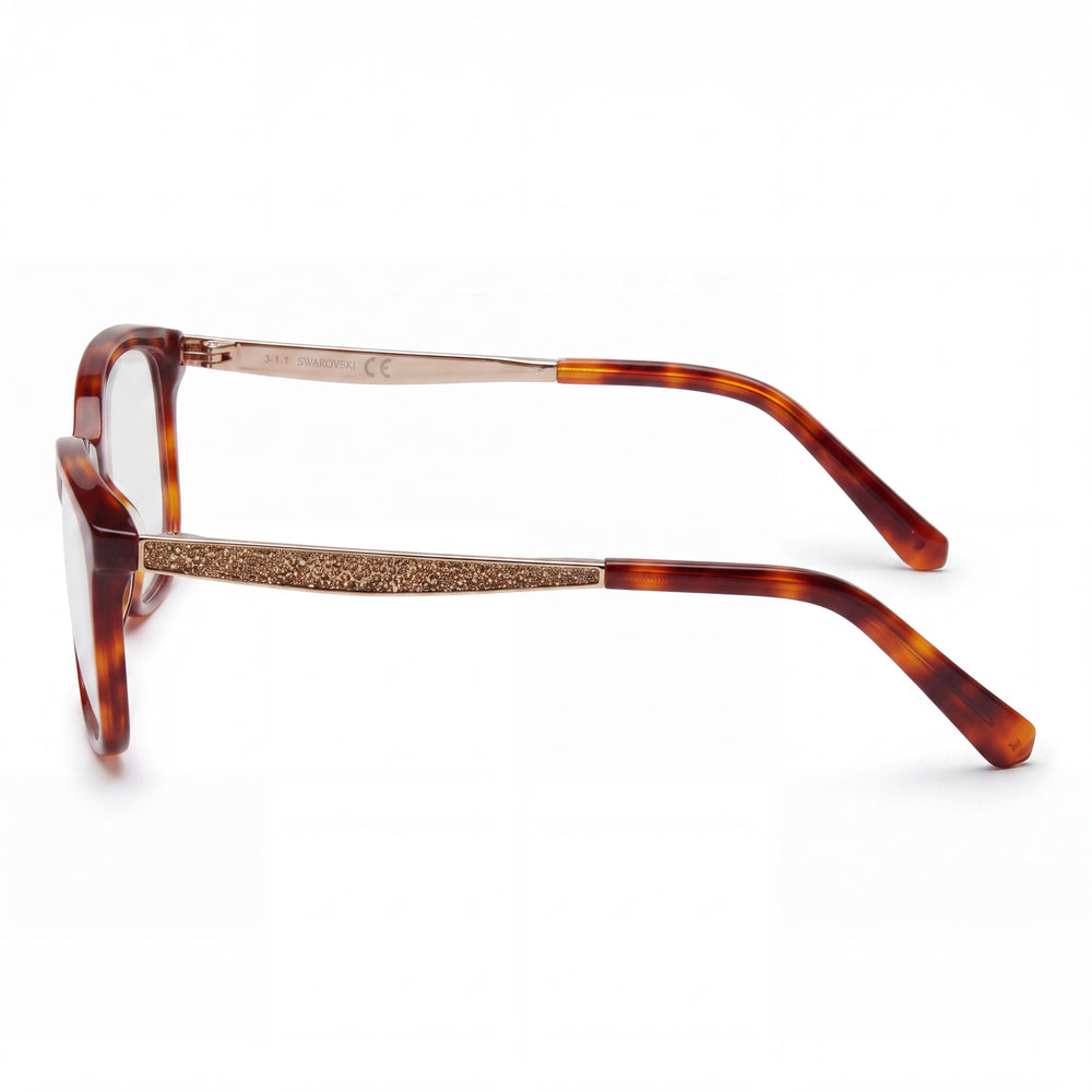 Swarovski SK5412 Rectangle Eyeglasses for Women — front view, Plastic