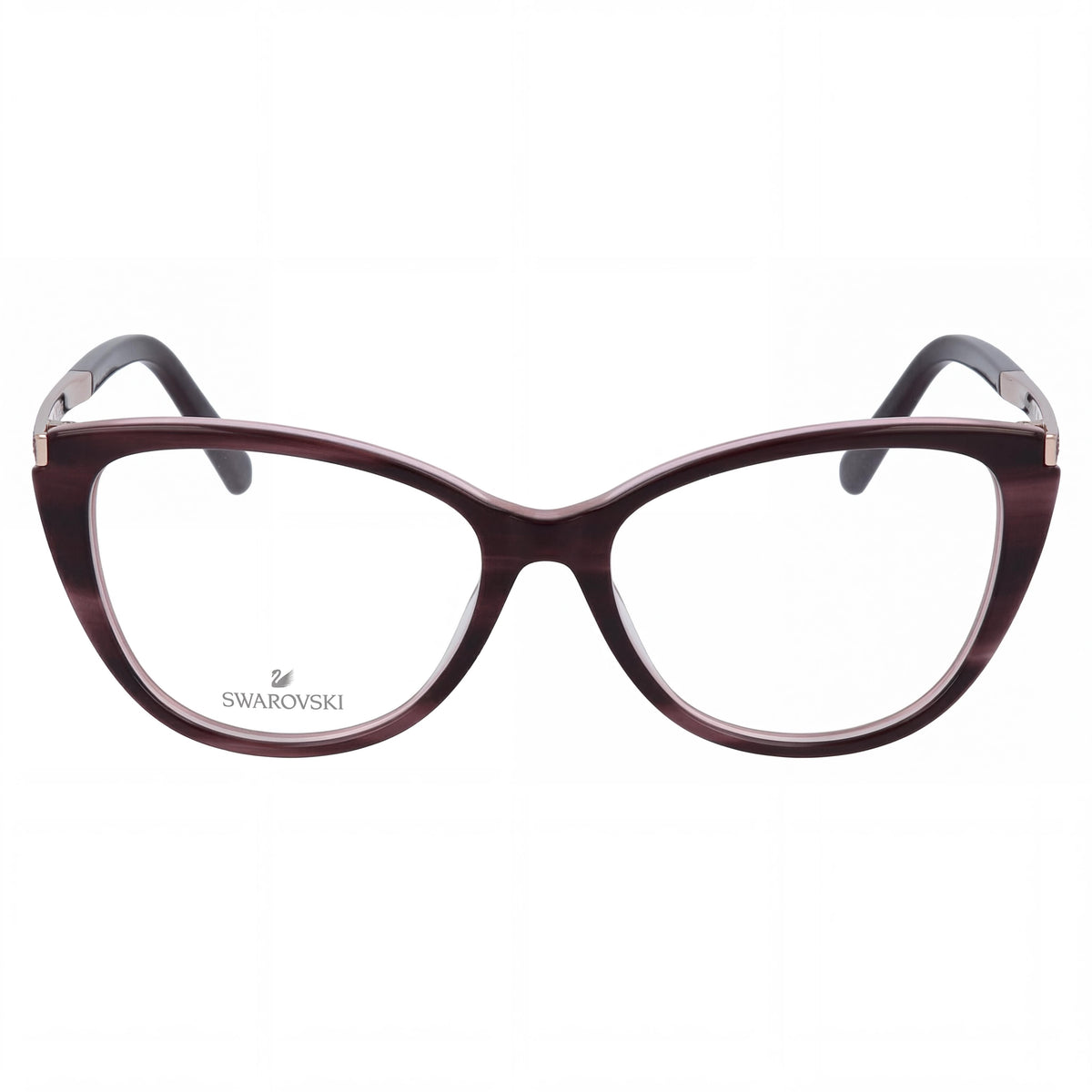 Swarovski SK5414 Bordeaux Cat Eye Eyeglasses for Women, 53mm, Photo 2
