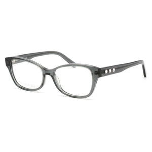 Swarovski SK5430 Gray Rectangle Eyeglasses for Women, Plastic frame