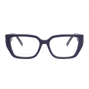 Swarovski Sk5446 Rectangle Eyeglasses for Women — front view, Plastic