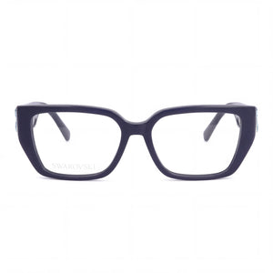 Swarovski SK5446 Rectangle Eyeglasses for Women — front view, Plastic