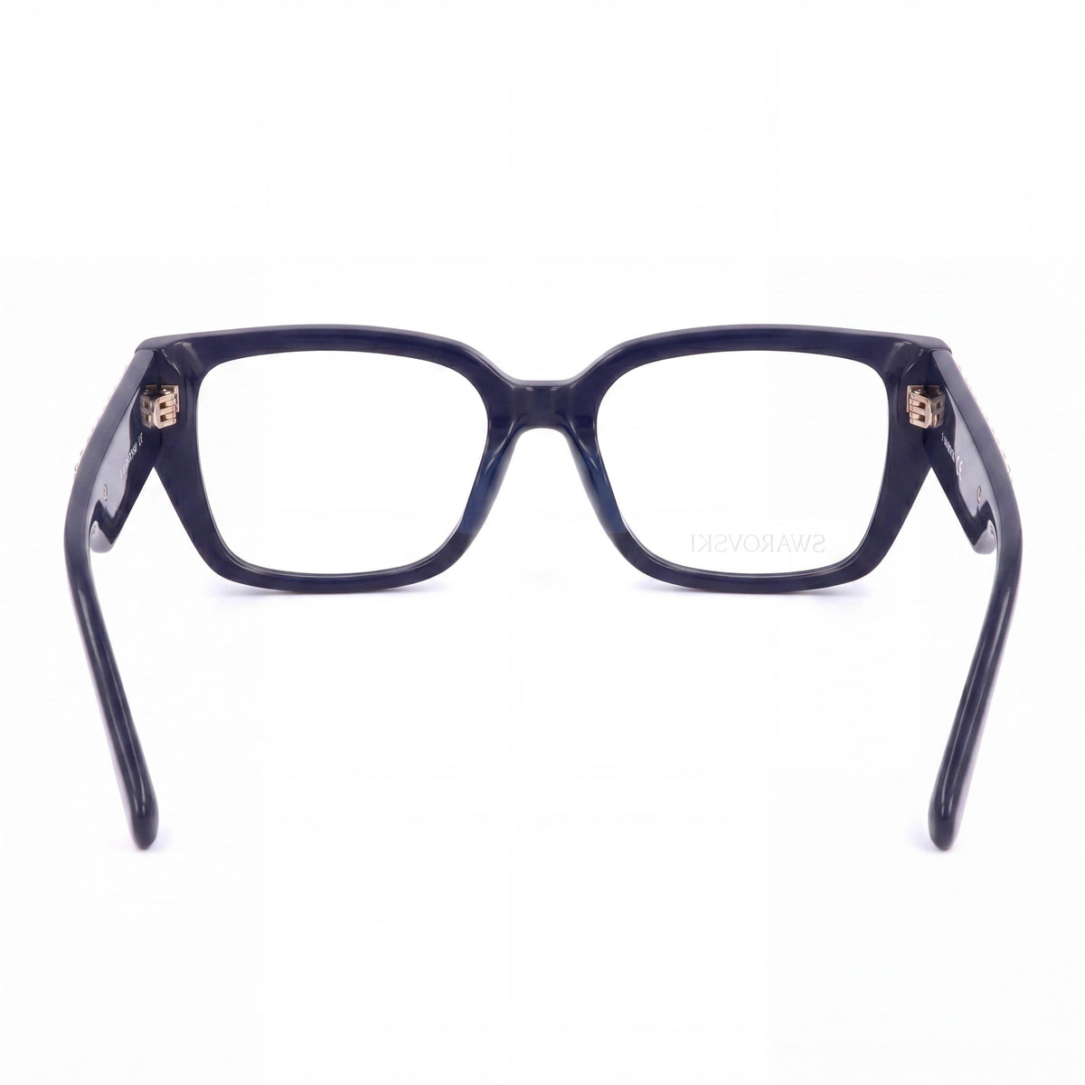 Swarovski Sk5446 Shiny Blue Rectangle Eyeglasses for Women, 54mm, Photo 4