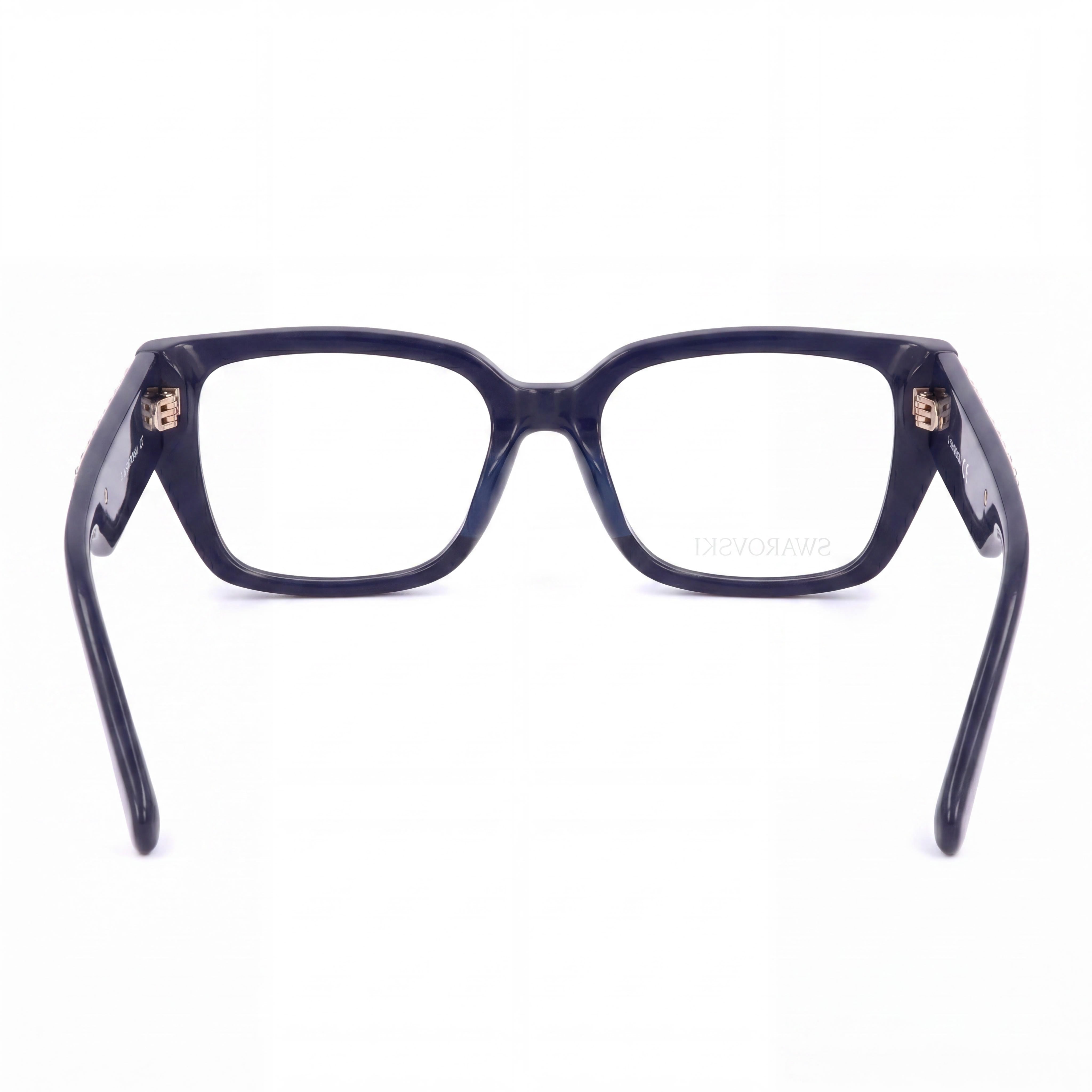 Gafas de sol rectangulares azules Swarovski SK5446 para mujer, de plástico de 54 mm, Photo 4