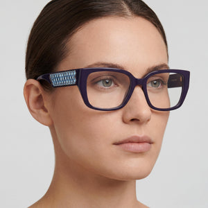 Swarovski SK5446 Blue Eyeglasses Women — lifestyle wear, prescription daily wear