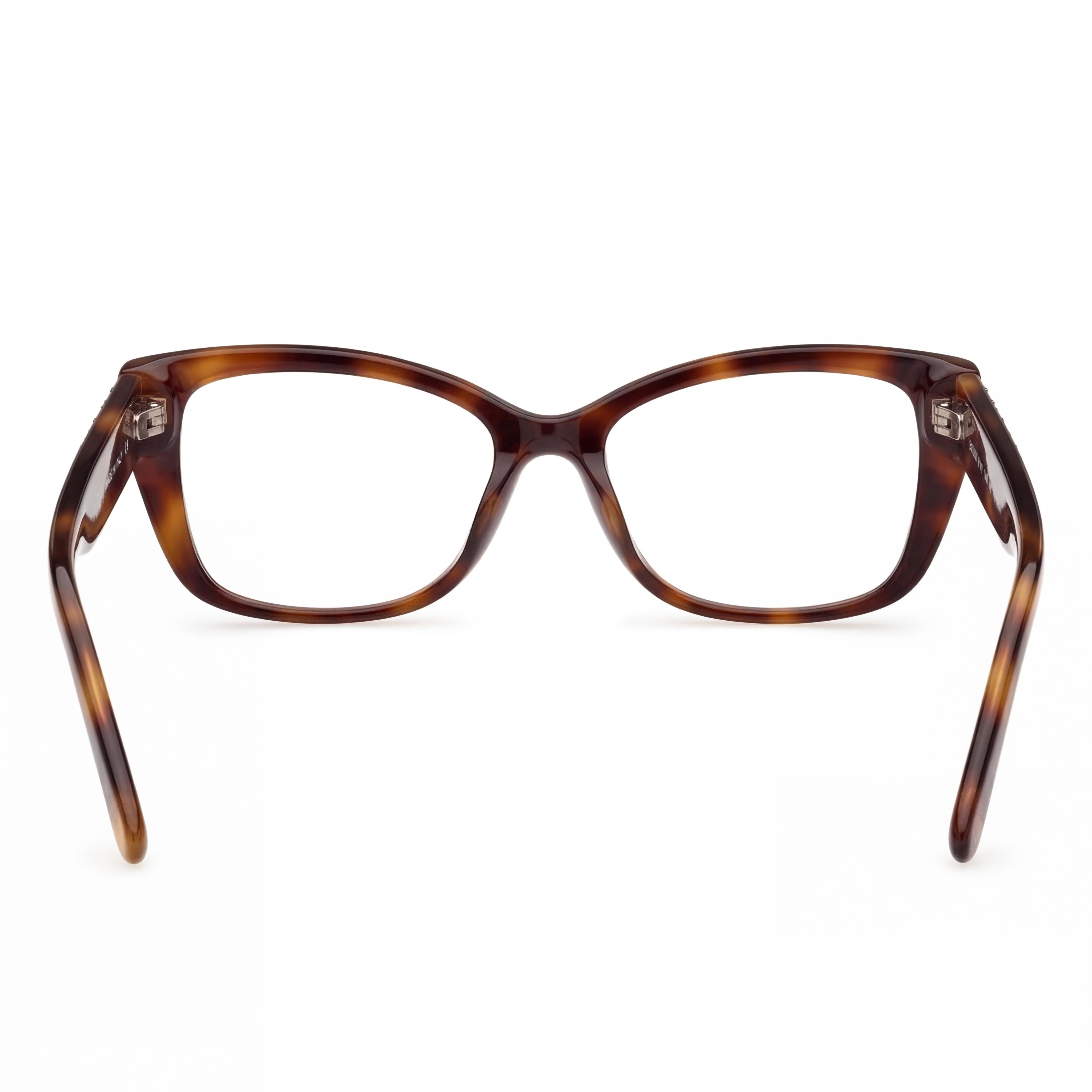 Swarovski SK5452 Dark Havana Rectangle Eyeglasses for Women, 52mm, Photo 3
