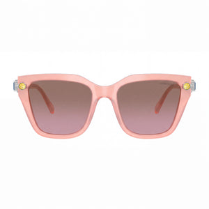 Swarovski Sk6041 Square Sunglasses for Women — front view, Plastic frame