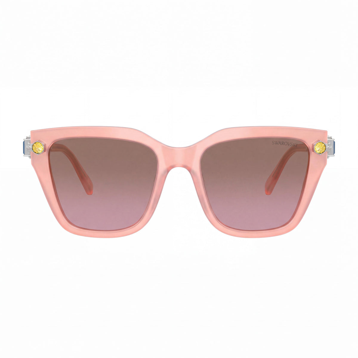 Swarovski Sk6041 Milky Pink Square Sunglasses for Women, 53mm, Photo 2