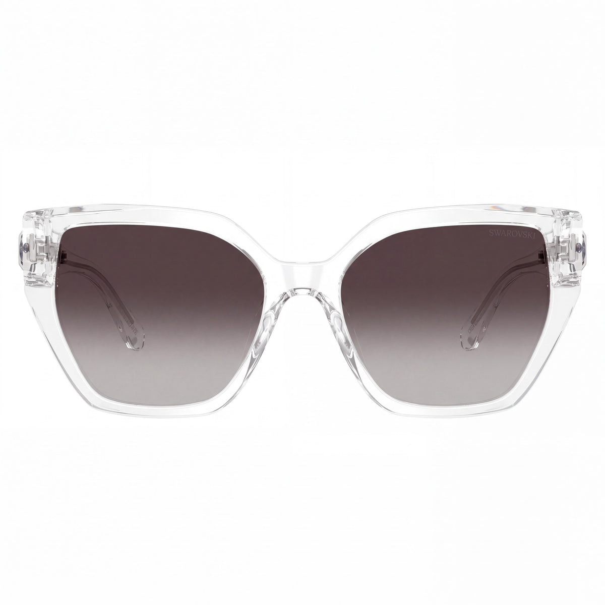 Swarovski Sk6044u Transparent Square Sunglasses for Women, 56mm, Photo 2