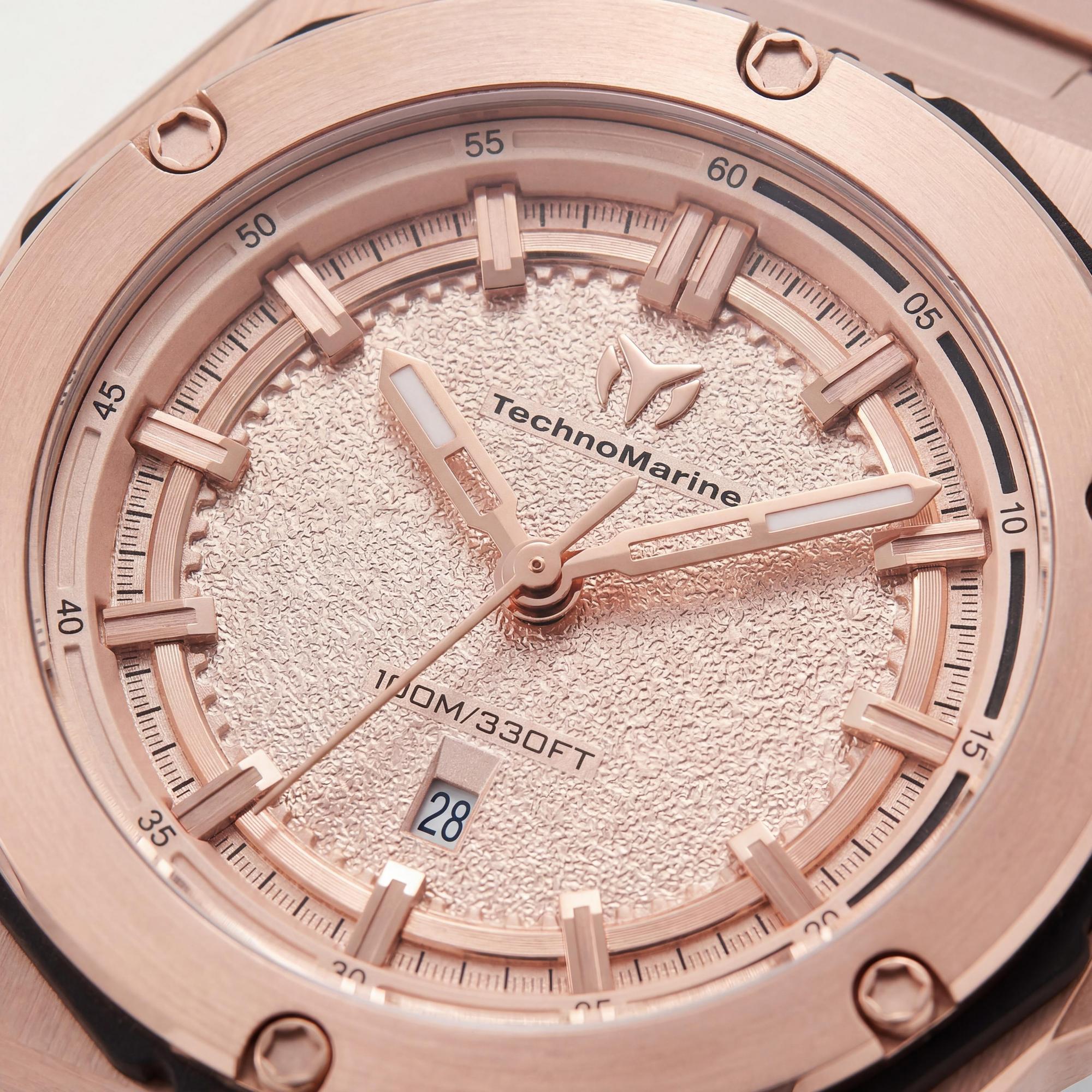 Reloj TechnoMarine CORAL Legacy TM-416058 para mujer, esfera de oro rosa de 36 mm, Photo 2