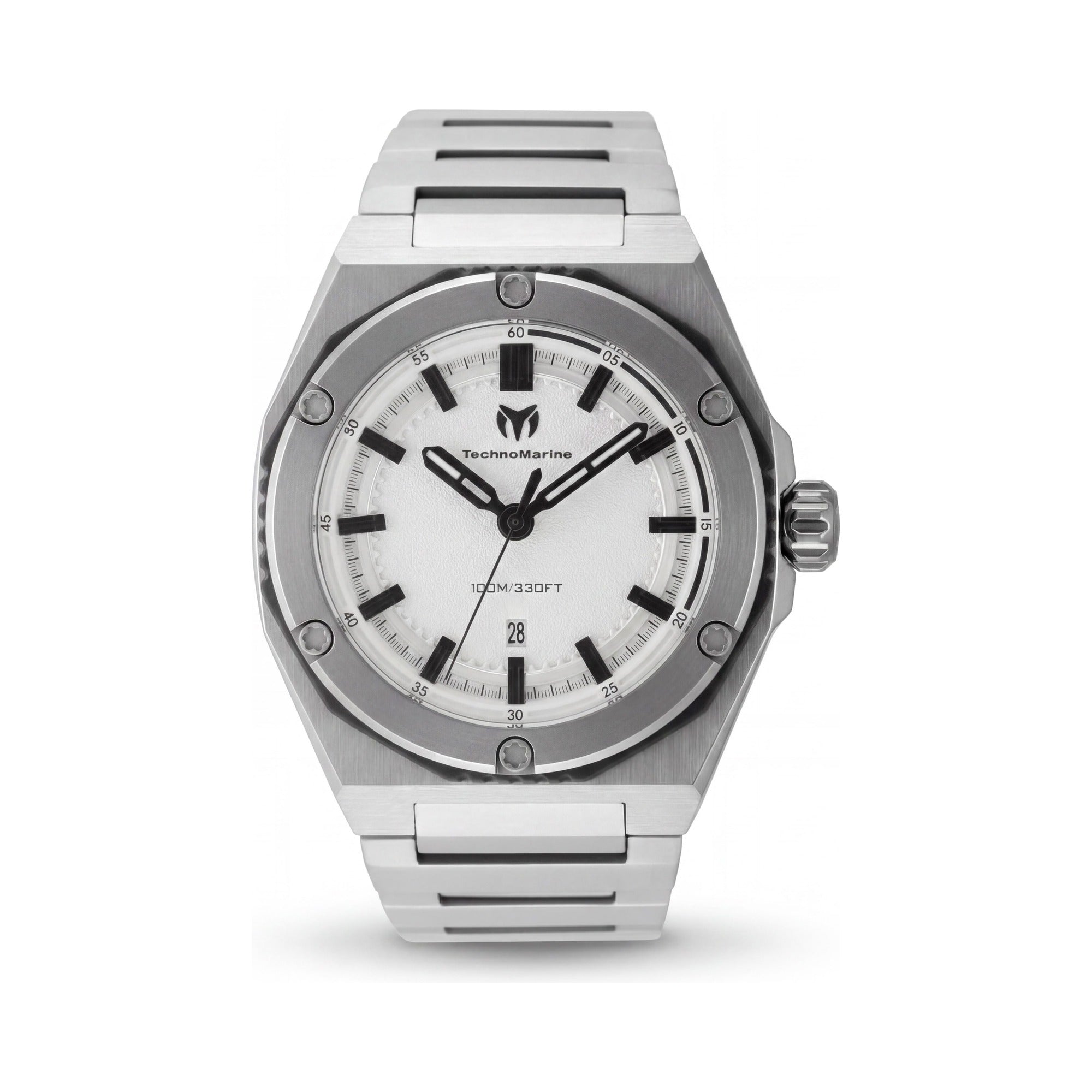 TechnoMarine CORAL Legacy TM-416060 Unisex Watch, Silver Dial 45mm, Photo 1