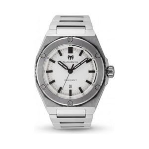 TechnoMarine CORAL Legacy TM-416060 Silver Dial Stainless Steel Unisex Watch, 45mm