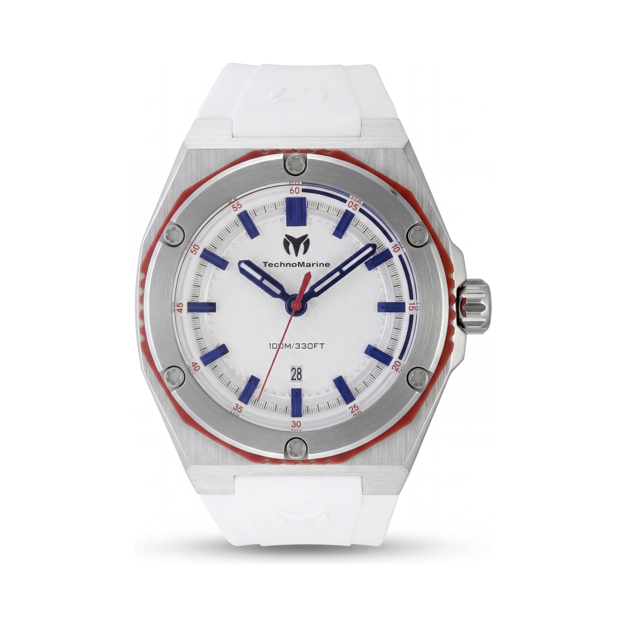 TechnoMarine CORAL Legacy TM-416066 Unisex Watch, Silver Dial 45mm, Photo 1
