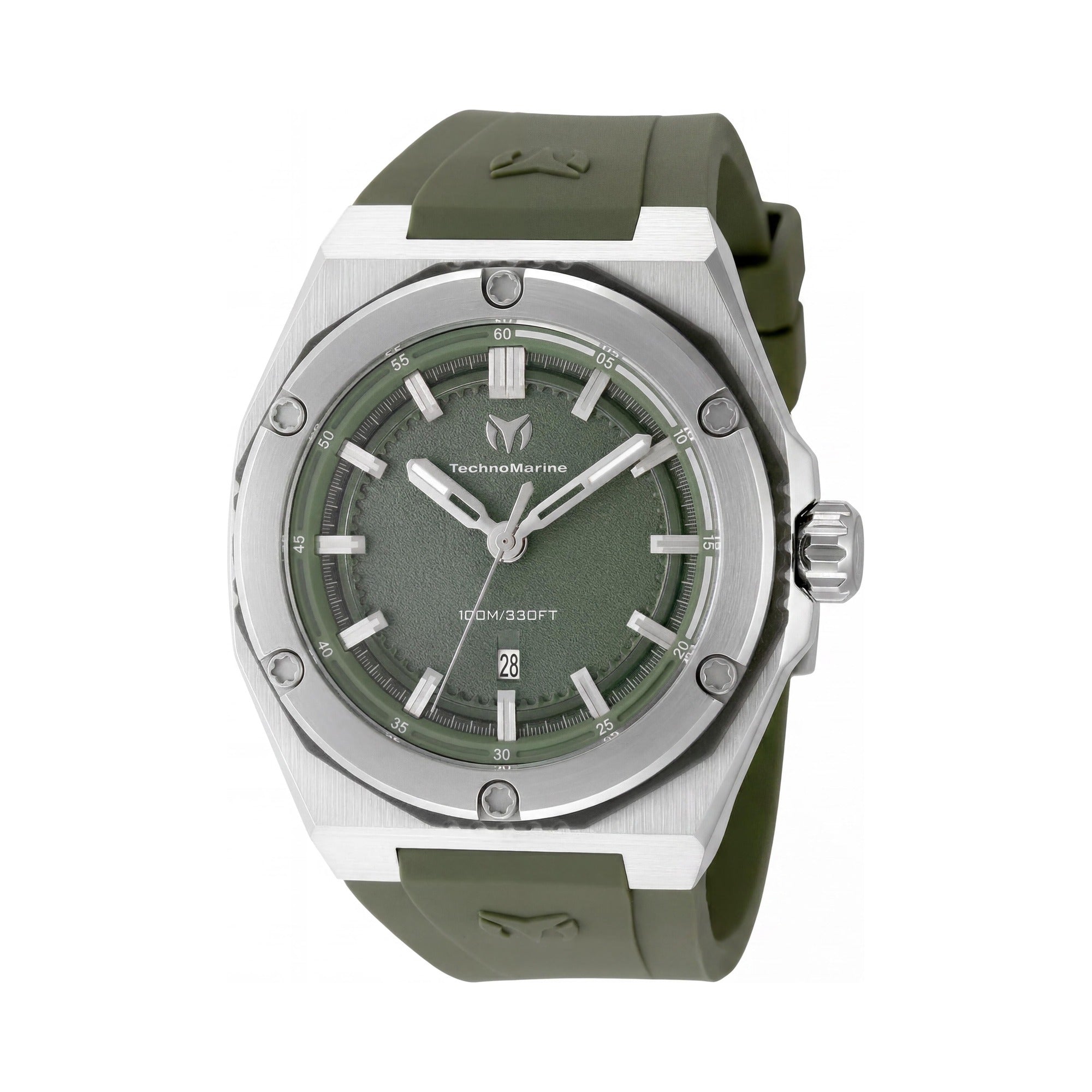 Reloj unisex TechnoMarine CORAL Legacy TM-416067, esfera verde 45 mm, Photo 1