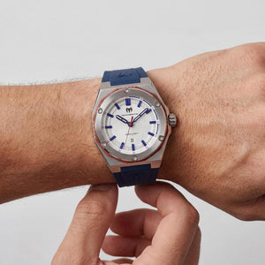 TechnoMarine Coral Legacy TM-416091 Unisex Watch — side view, Stainless Steel case 45mm