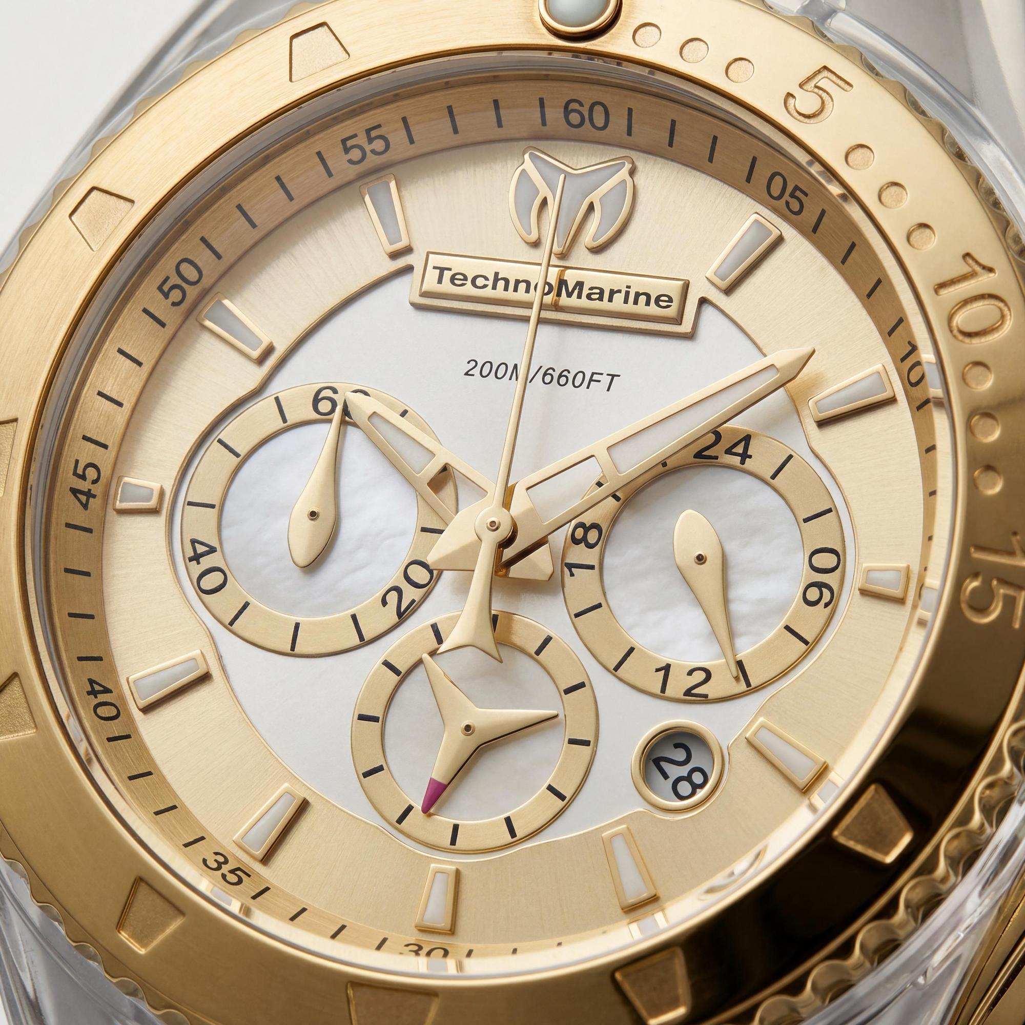 TechnoMarine 116002 Women's Chronograph Watch, White Dial 37mm, Photo 2
