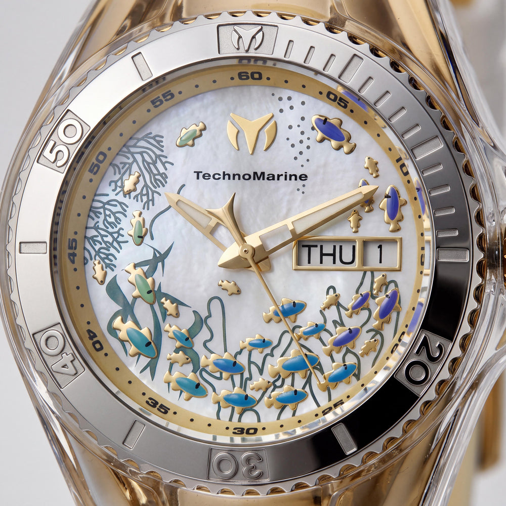 TechnoMarine Cruise Dream TM-115117 for Women Watch — front view, Swiss-quartz movement 40mm