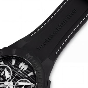 TechnoMarine Cruise Medusa 115081 Men's Watch — side view, Stainless Steel case 44mm