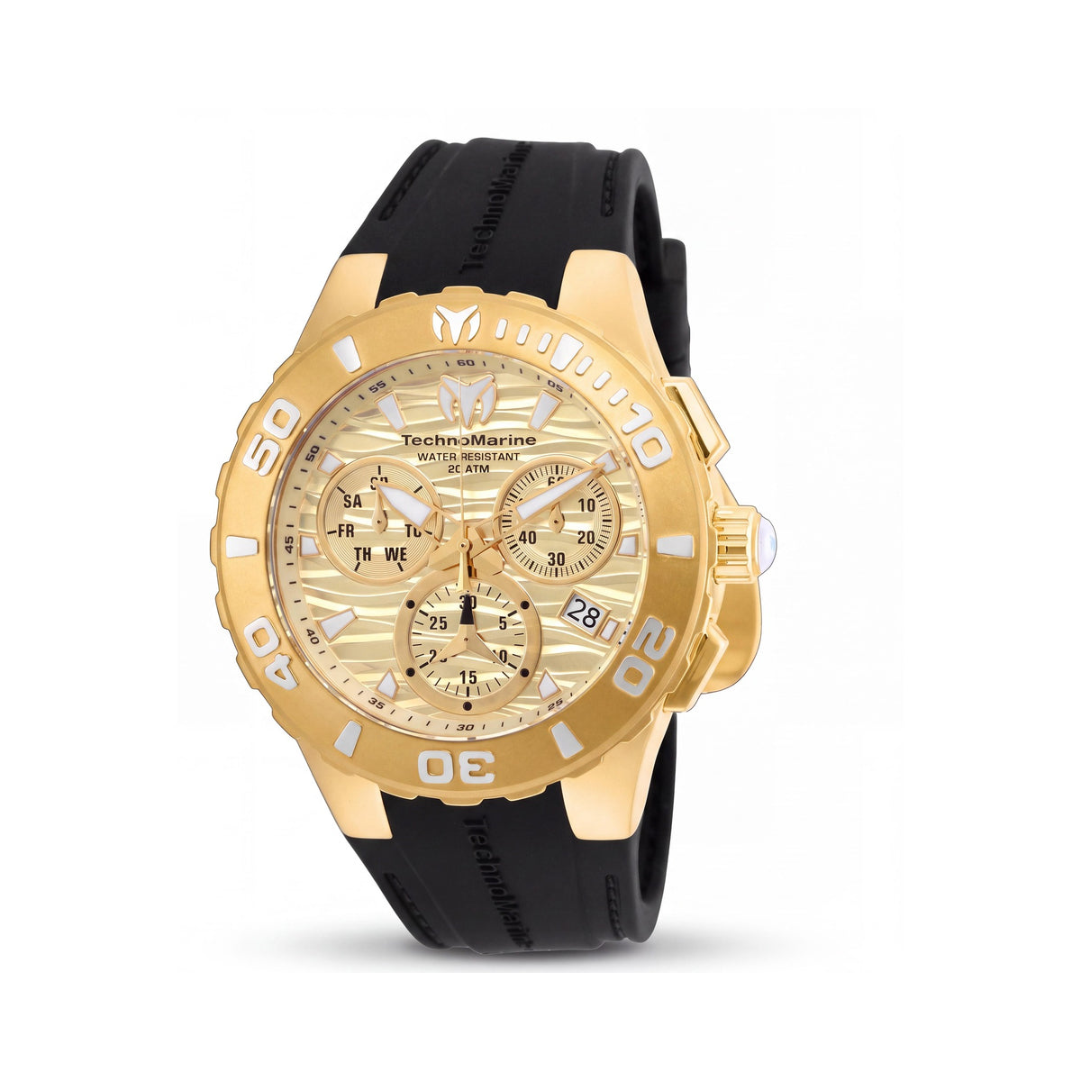 Reloj TechnoMarine Cruise TM-115079 para hombre, cronógrafo, negro, 44mm, Photo 1