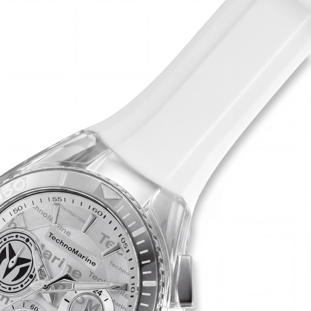 TechnoMarine Cruise Tm-118130 Women's Watch — side view, Stainless Steel case 40mm