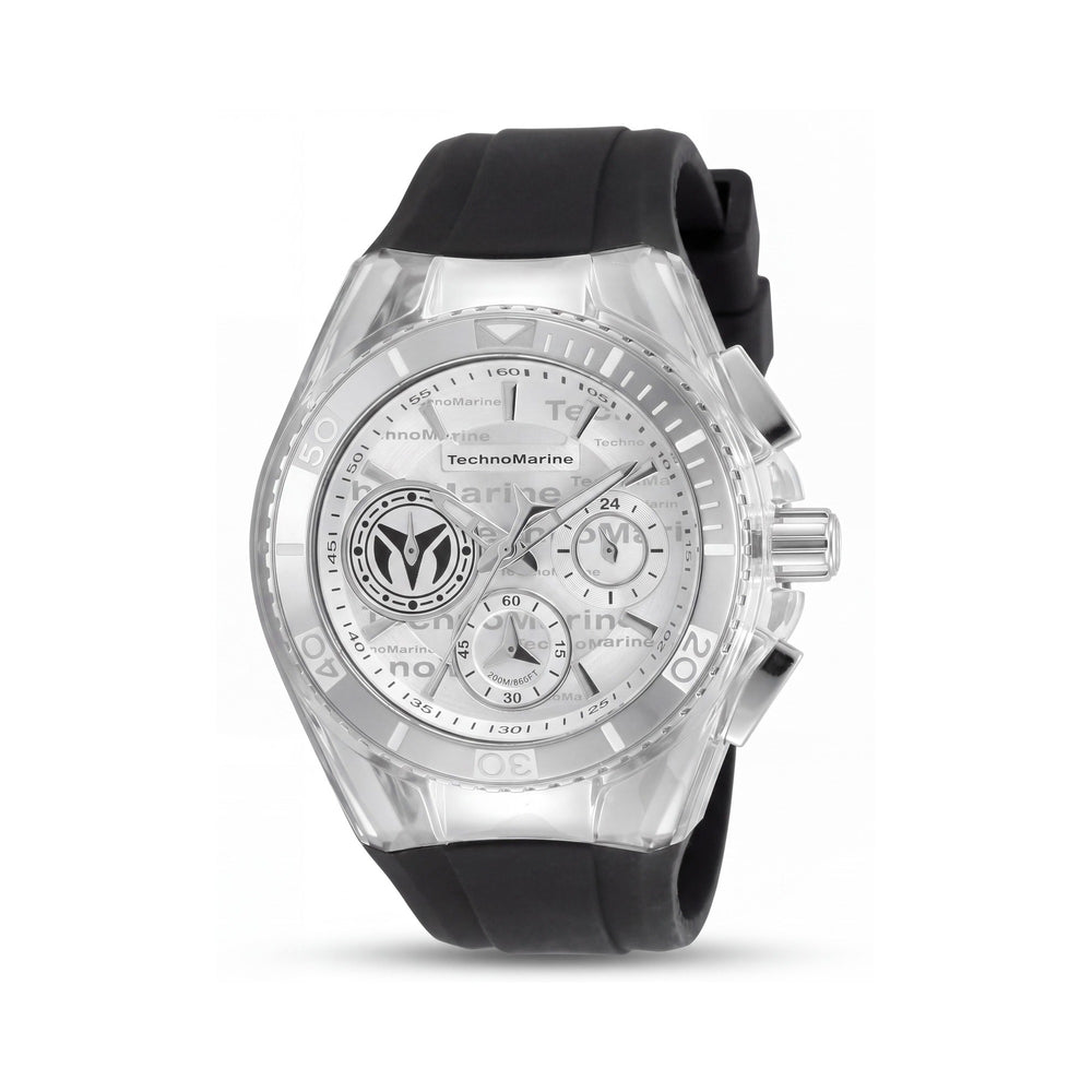 TechnoMarine Cruise Tm-118131 Black Stainless Steel Women's Watch, 40mm