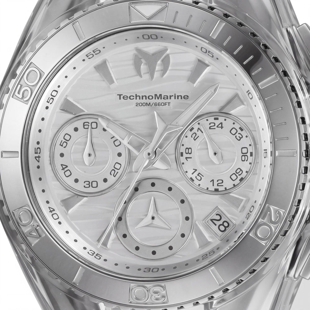 TechnoMarine Cruise TM-120033 Women's Watch — front view, Quartz movement 40mm