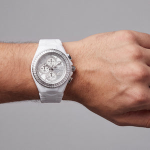 TechnoMarine Cruise TM-121181 Unisex Watch — side view, Stainless Steel case 45mm