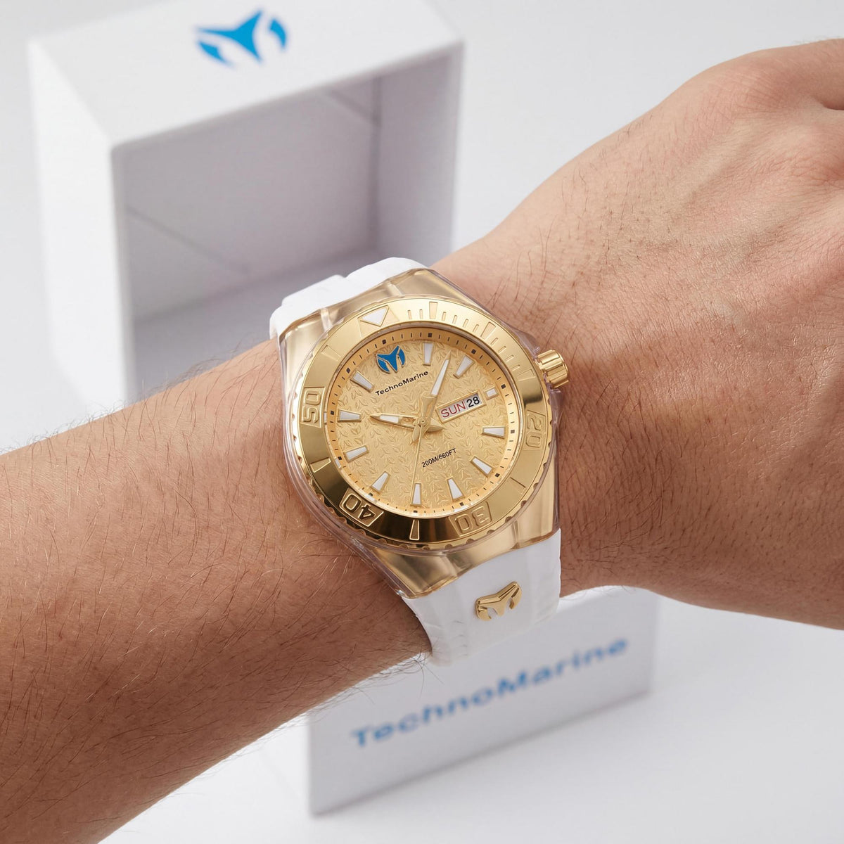 TechnoMarine Cruise TM-122014 Unisex Gold Watch, 48mm, Photo 4