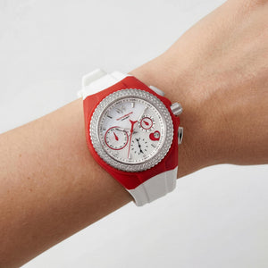 TechnoMarine Cruise Valentine 117001 Women's Watch — side view, Stainless Steel case 40mm