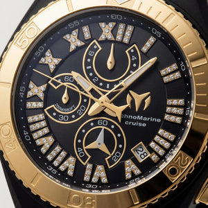 TechnoMarine Japanese Men's Watch — front view, Quartz movement 46mm