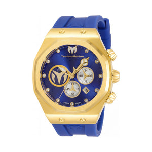 TechnoMarine Japanese Gold Dial Stainless Steel Men's Watch, 45mm