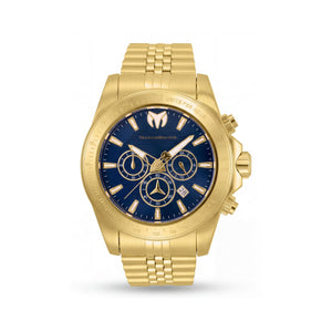 TechnoMarine TM-220149 Gold Stainless Steel Men's Watch, 47mm