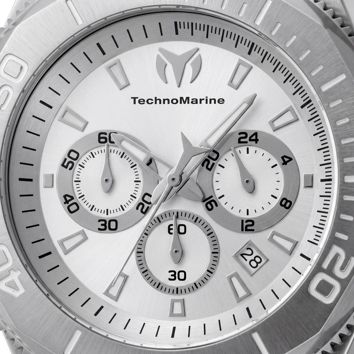TechnoMarine Manta TM-224015 Men's Silver Chronograph Watch, 49mm, Photo 2