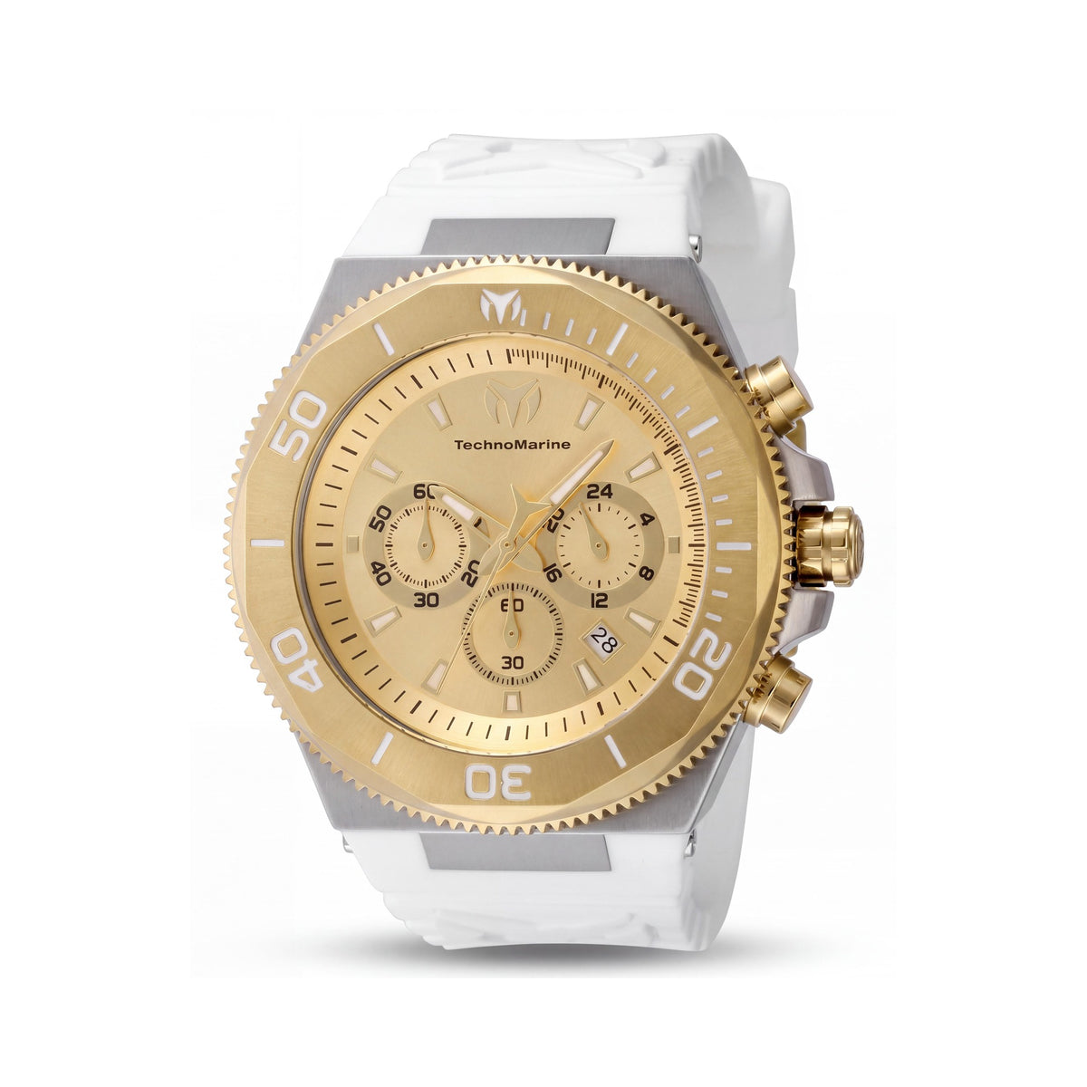 TechnoMarine Manta TM-224017 Men's Gold Chronograph Watch, 49mm, Photo 1