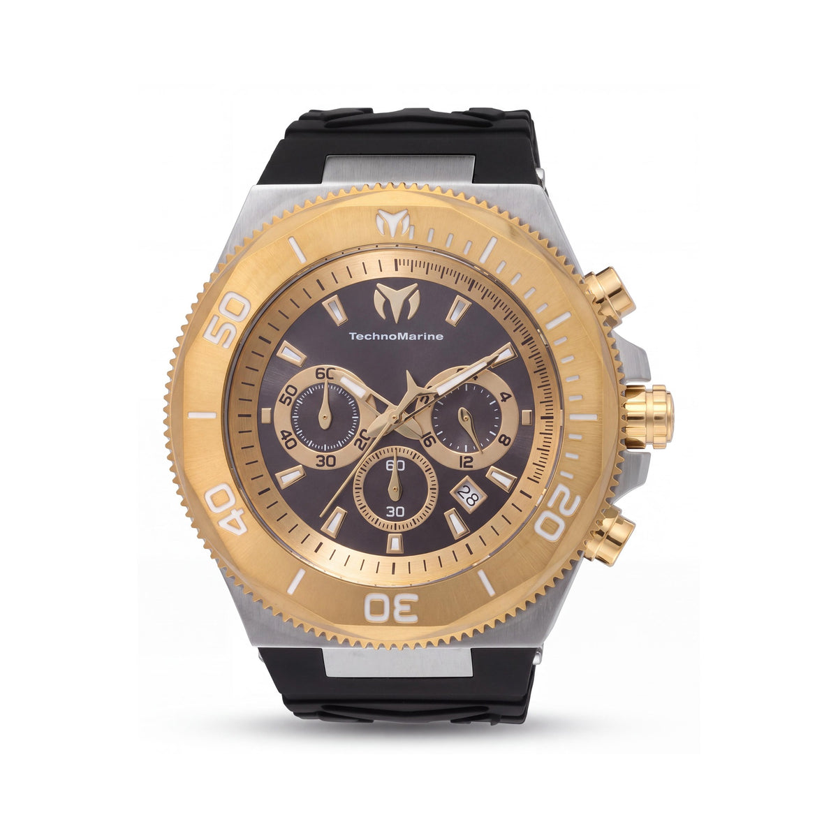 TechnoMarine Manta TM-224018 Men's Black Chronograph Watch, 49mm, Photo 1