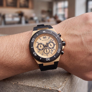 TechnoMarine Manta TM-224020 Men's Watch — side view, Stainless Steel case 49mm