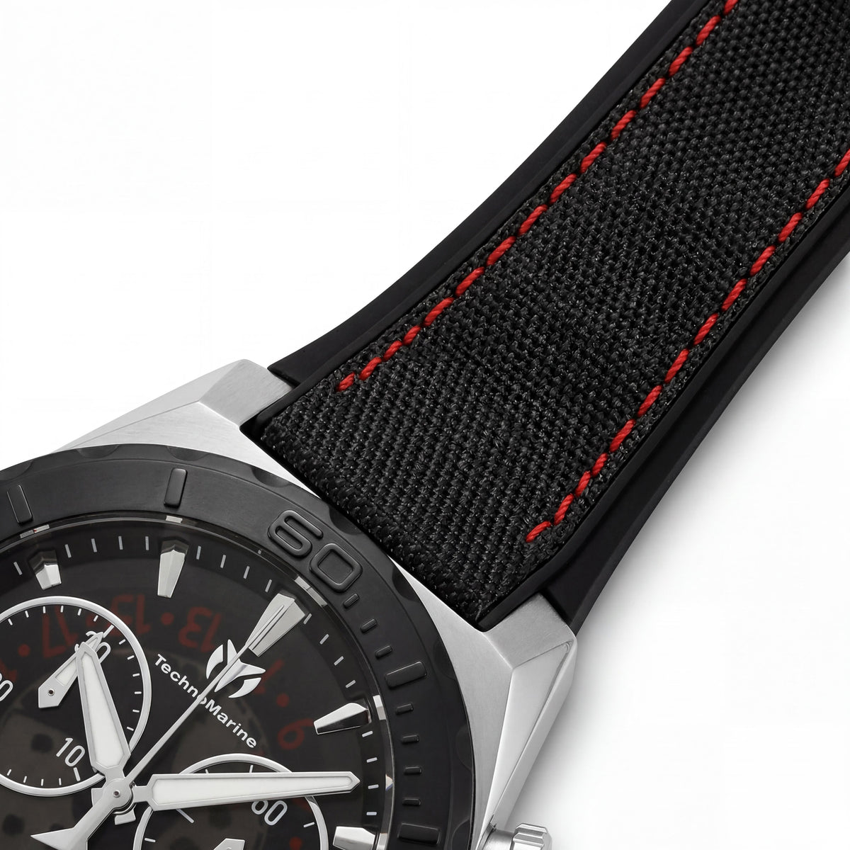 Reloj TechnoMarine Modern TM-519006 para hombre, cronógrafo, negro, 48 mm, Photo 3