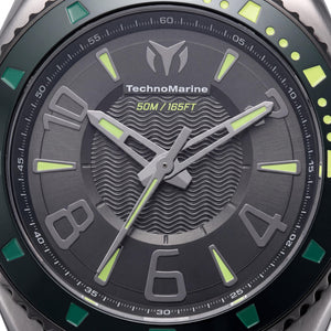 TechnoMarine Racing Legends Men's Watch — front view, Quartz movement 44mm
