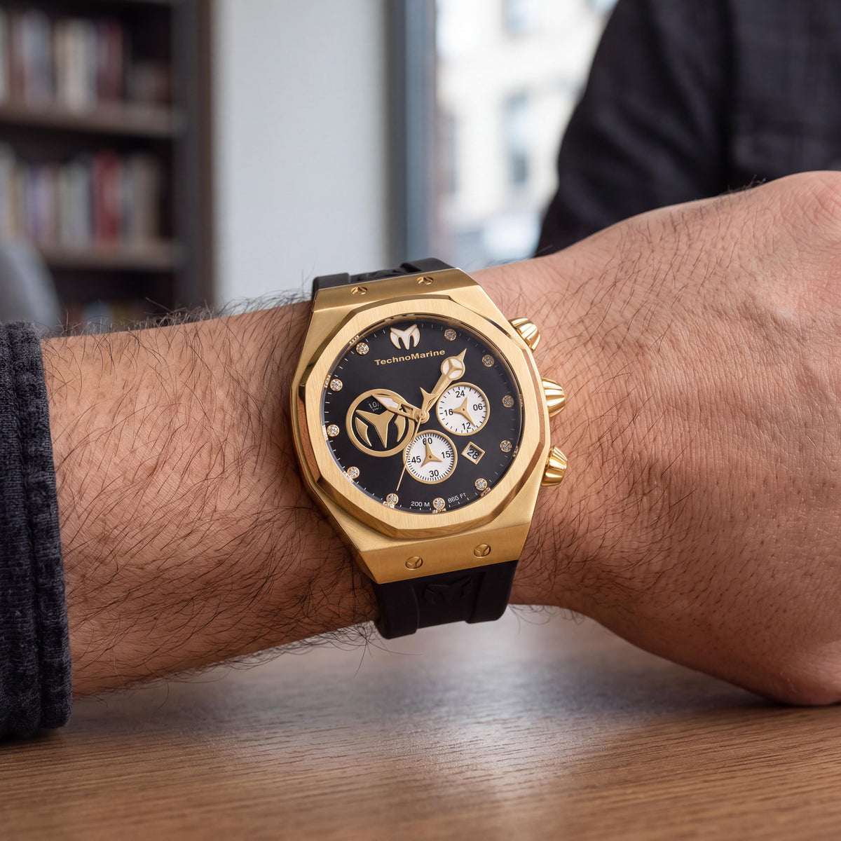 Reloj para hombre TechnoMarine Reef TM-520002 en color dorado, 45 mm, Photo 4