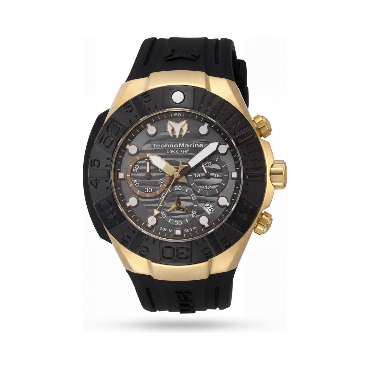 Reloj TechnoMarine Reef TM-523012 para hombre, cronógrafo negro, 45 mm, Photo 1