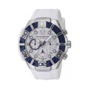 TechnoMarine Reef TM-523013 White Dial Stainless Steel Men's Watch, 45mm