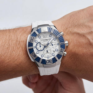 TechnoMarine Reef TM-523013 Men's Watch — side view, Stainless Steel case 45mm