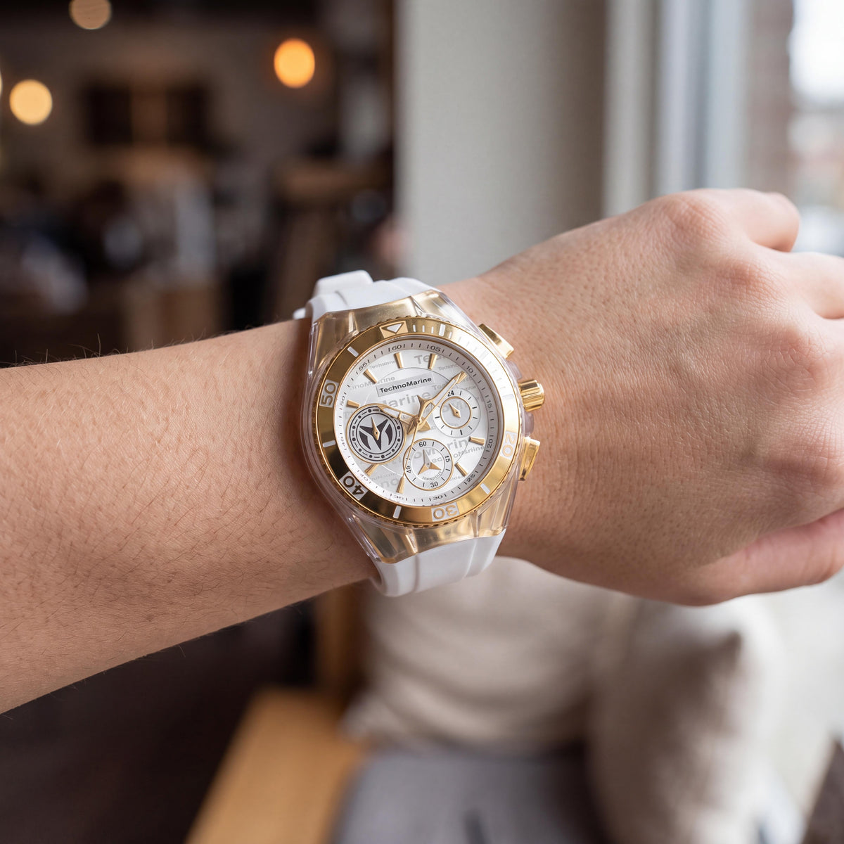 Reloj TechnoMarine TM-118133 dorado para mujer, 35 mm, Photo 4