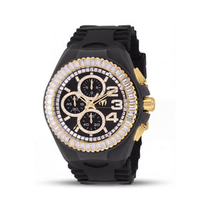 TechnoMarine TM-121187 Black Stainless Steel Men's Watch, 45mm