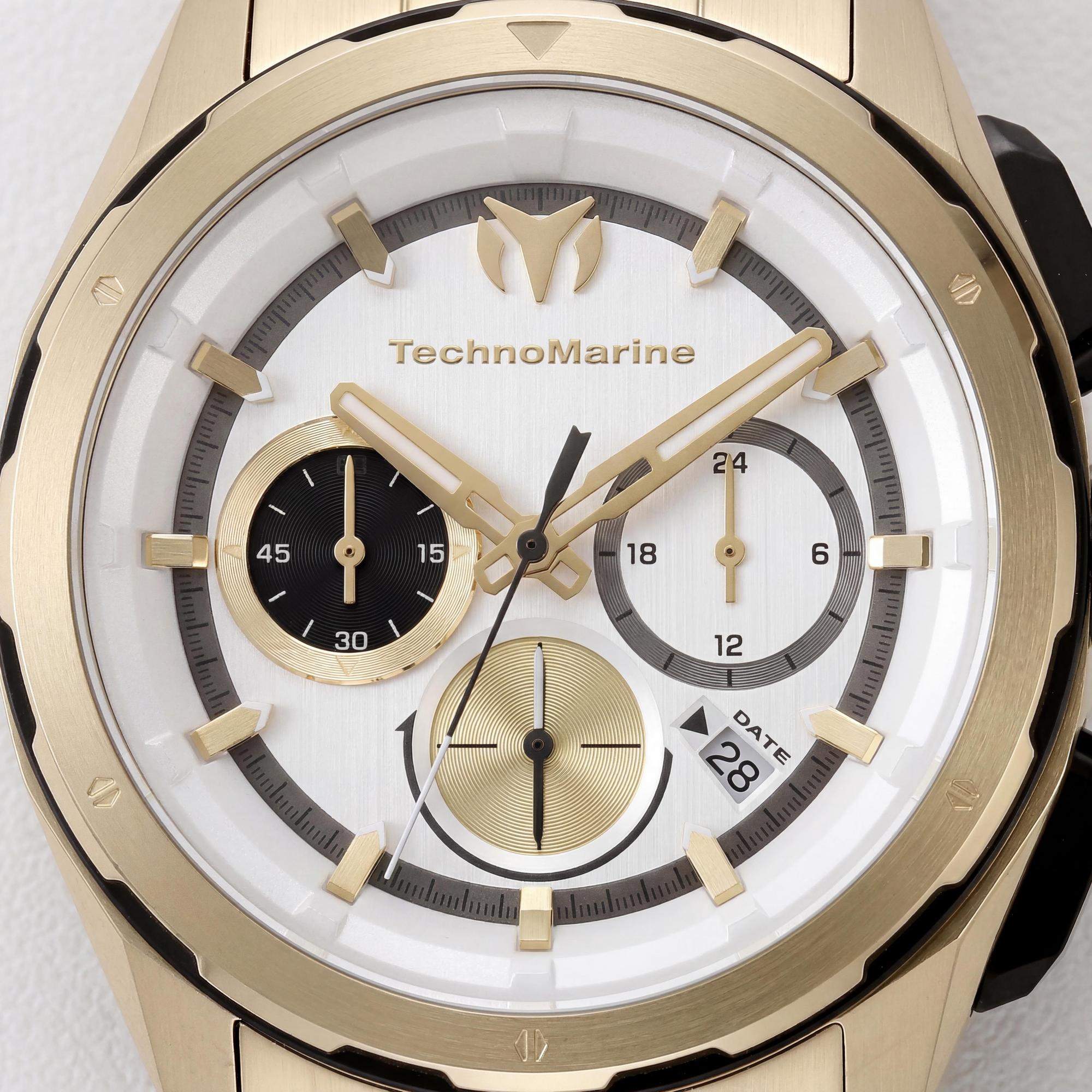 Reloj Cronógrafo Unisex TechnoMarine TM-318093, Esfera Plateada 43mm, Photo 2