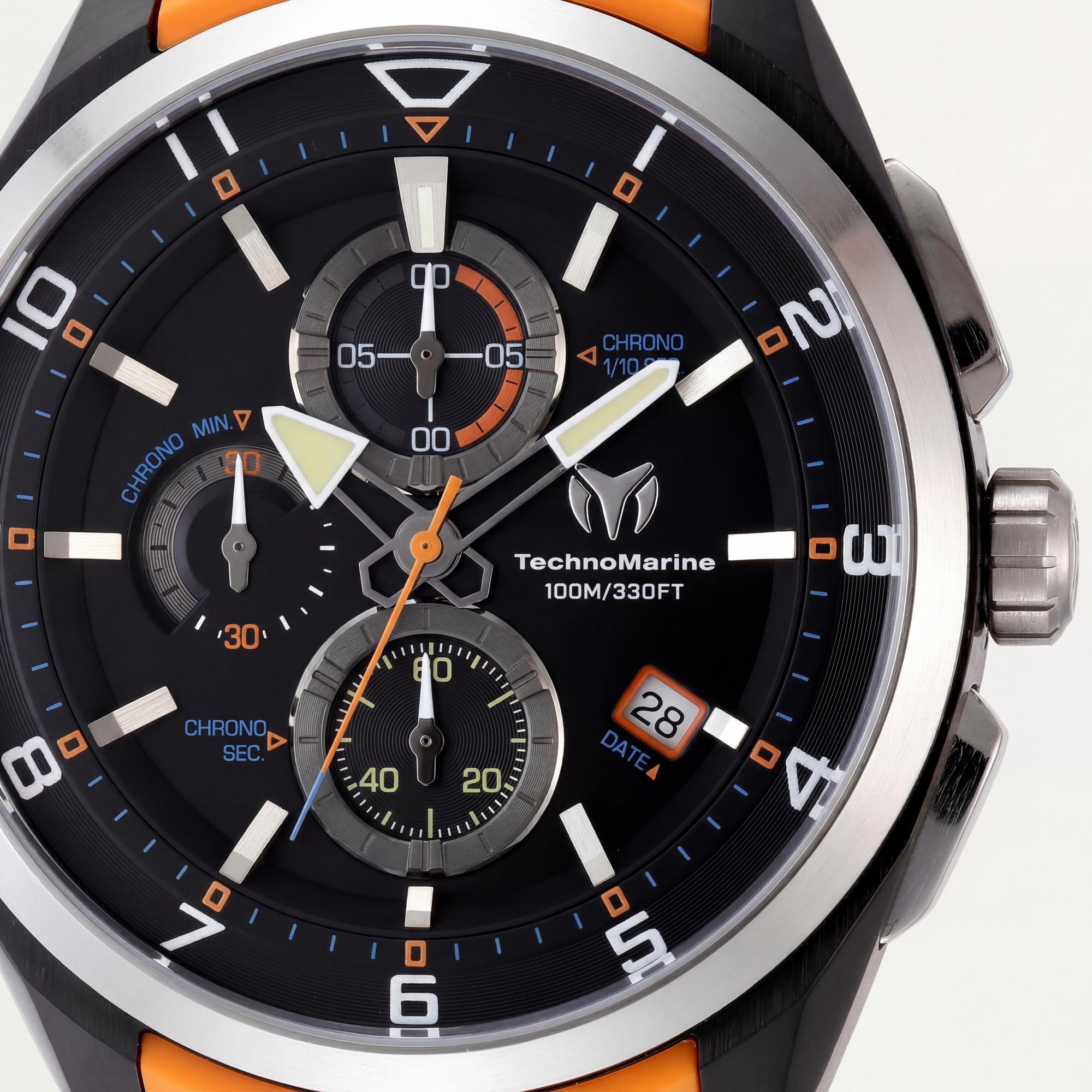 TechnoMarine TM-318128 Men's Watch, Black Dial 44mm, Photo 2