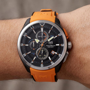 TechnoMarine TM-318128 Men's Watch — side view, Stainless Steel case 44mm