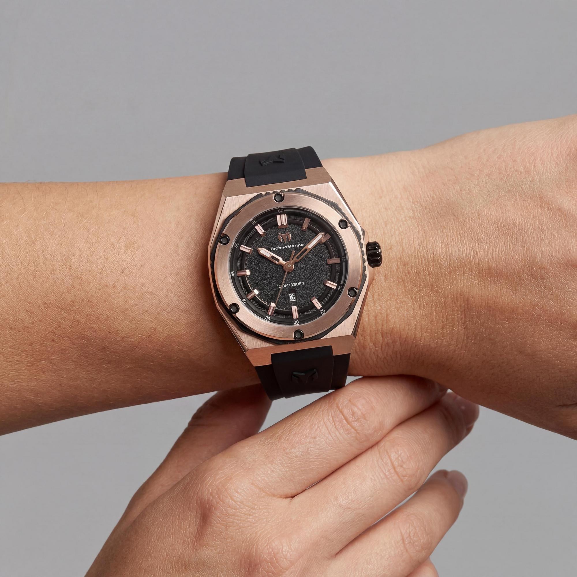 TechnoMarine CORAL Legacy TM-416047 Women's Watch, Black Dial 36mm, Photo 3